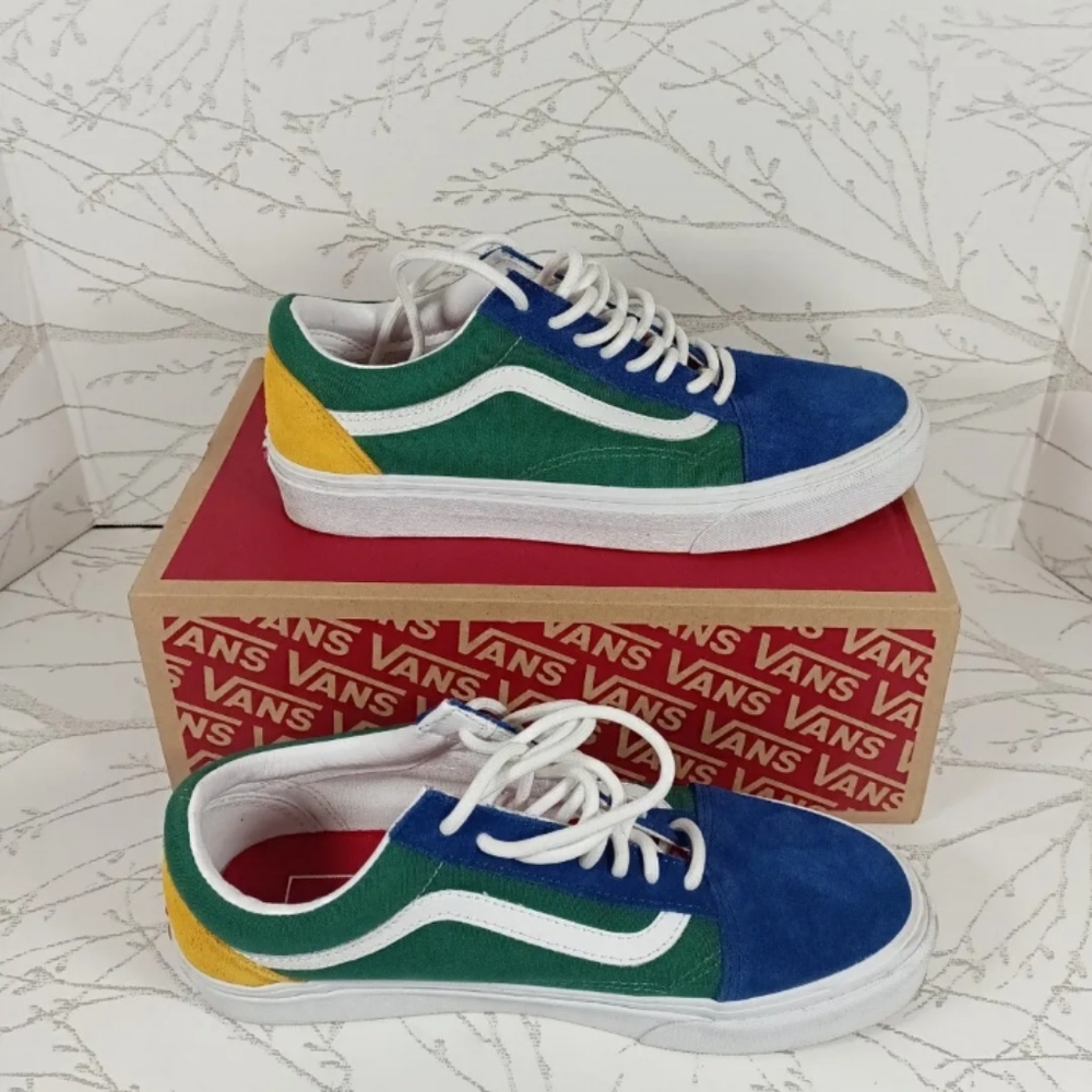 Vans Old Skool Yacht Clue Shoes Mens 8 Womes 9.5 Multicolor Low Sneakers